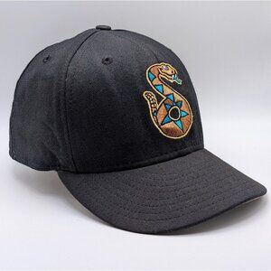 VTG Tucson Sidewinders Hat Cap 7 3/8 MILB Arizona New Era 59fifty Black Vintage